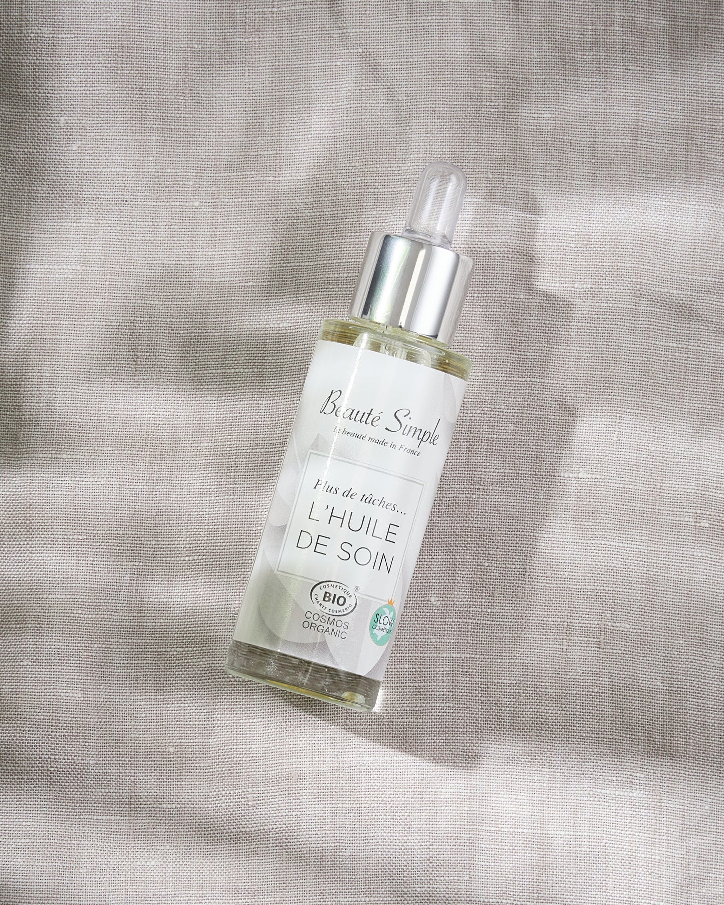 plus de taches l'huile de soin