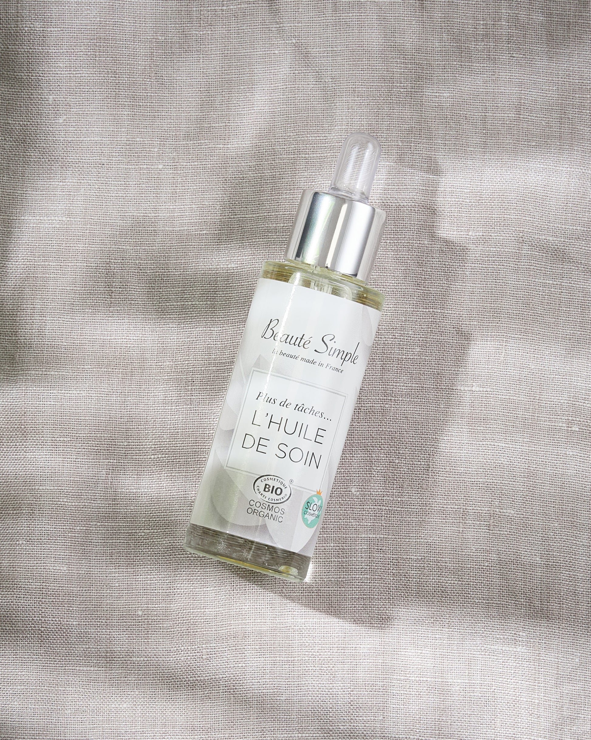 plus de taches l'huile de soin